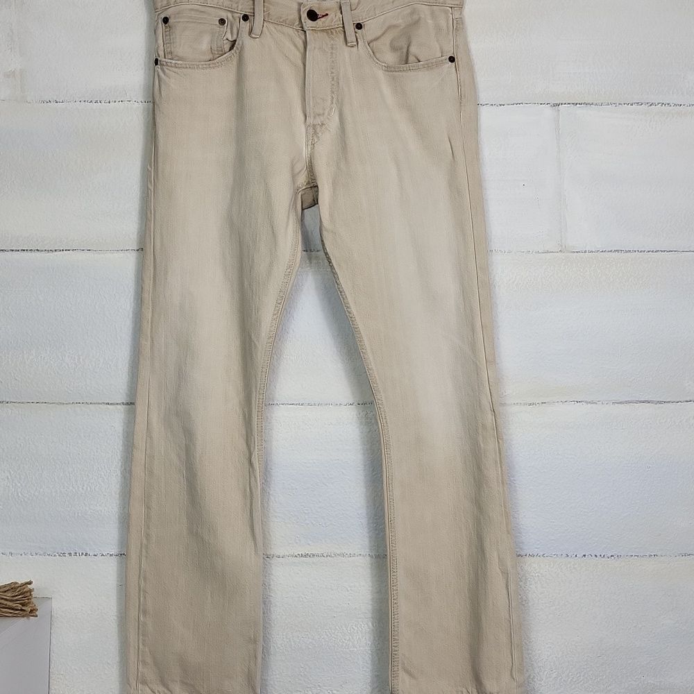 Ralph Lauren Men's Light‎ Beige Straight Jeans. Size 31/32